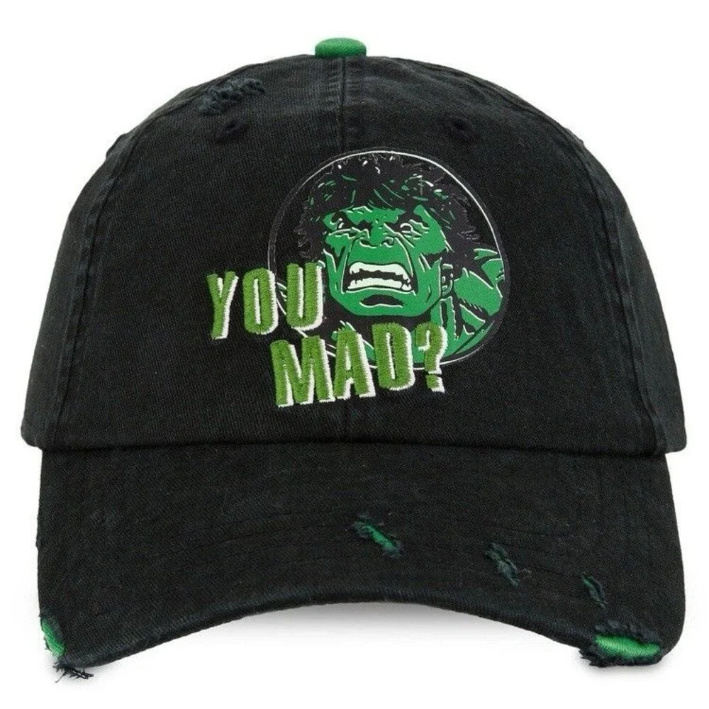 Marvel Disney Parks Hulk You Mad? Cap Adjustable Youth Hat